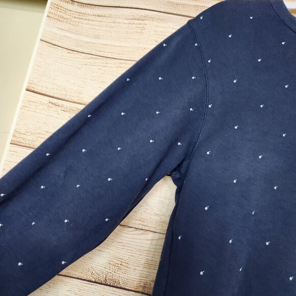 The Hundreds Crewneck Sweatshirt Men's Small Blue White Dot Streetwear Pullover - Picture 3 of 12